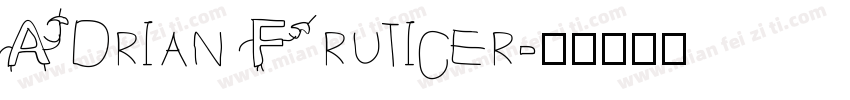 Adrian Frutiger字体转换